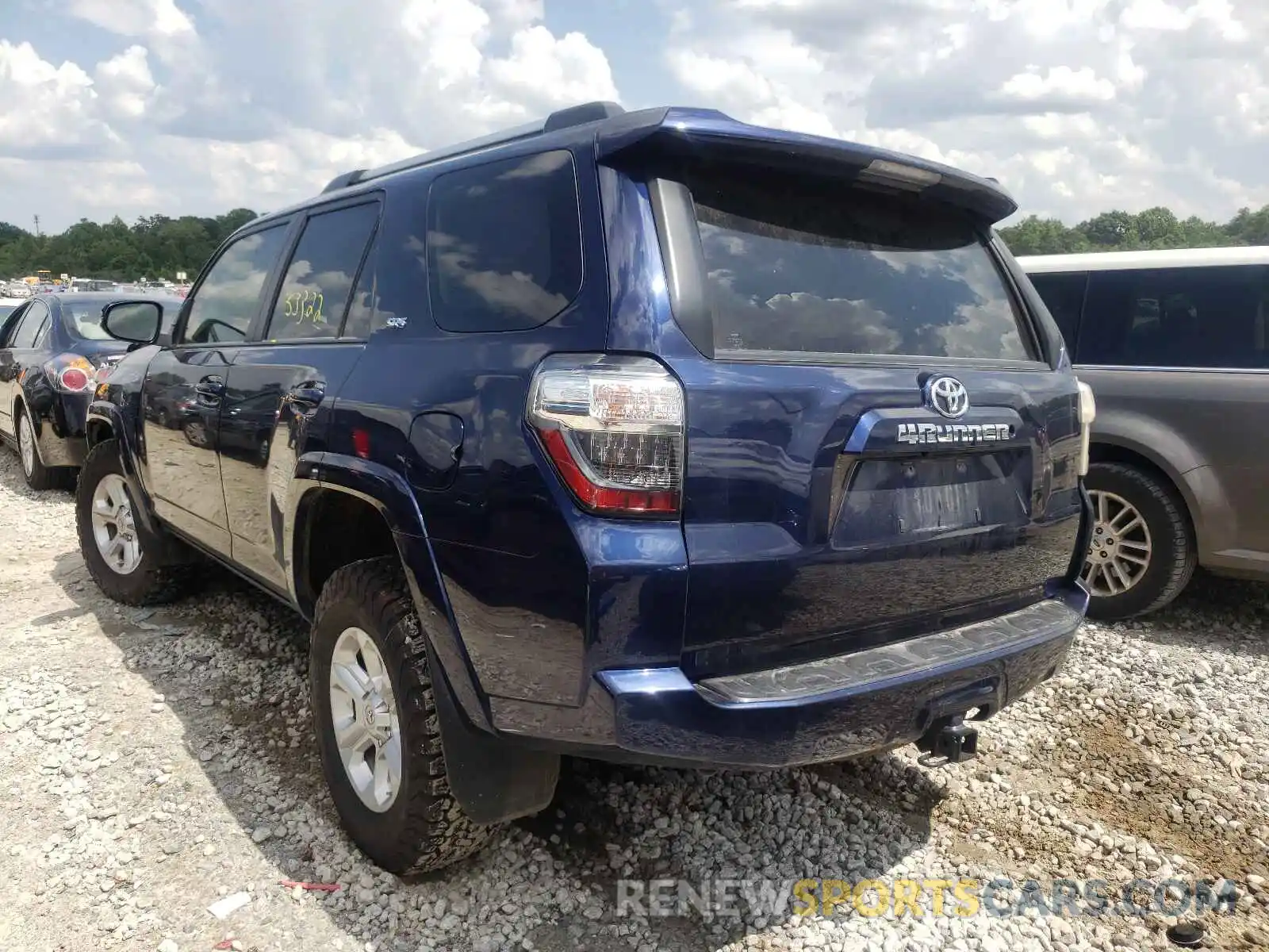 3 Фотография поврежденного автомобиля JTEBU5JR3K5610435 TOYOTA 4RUNNER 2019