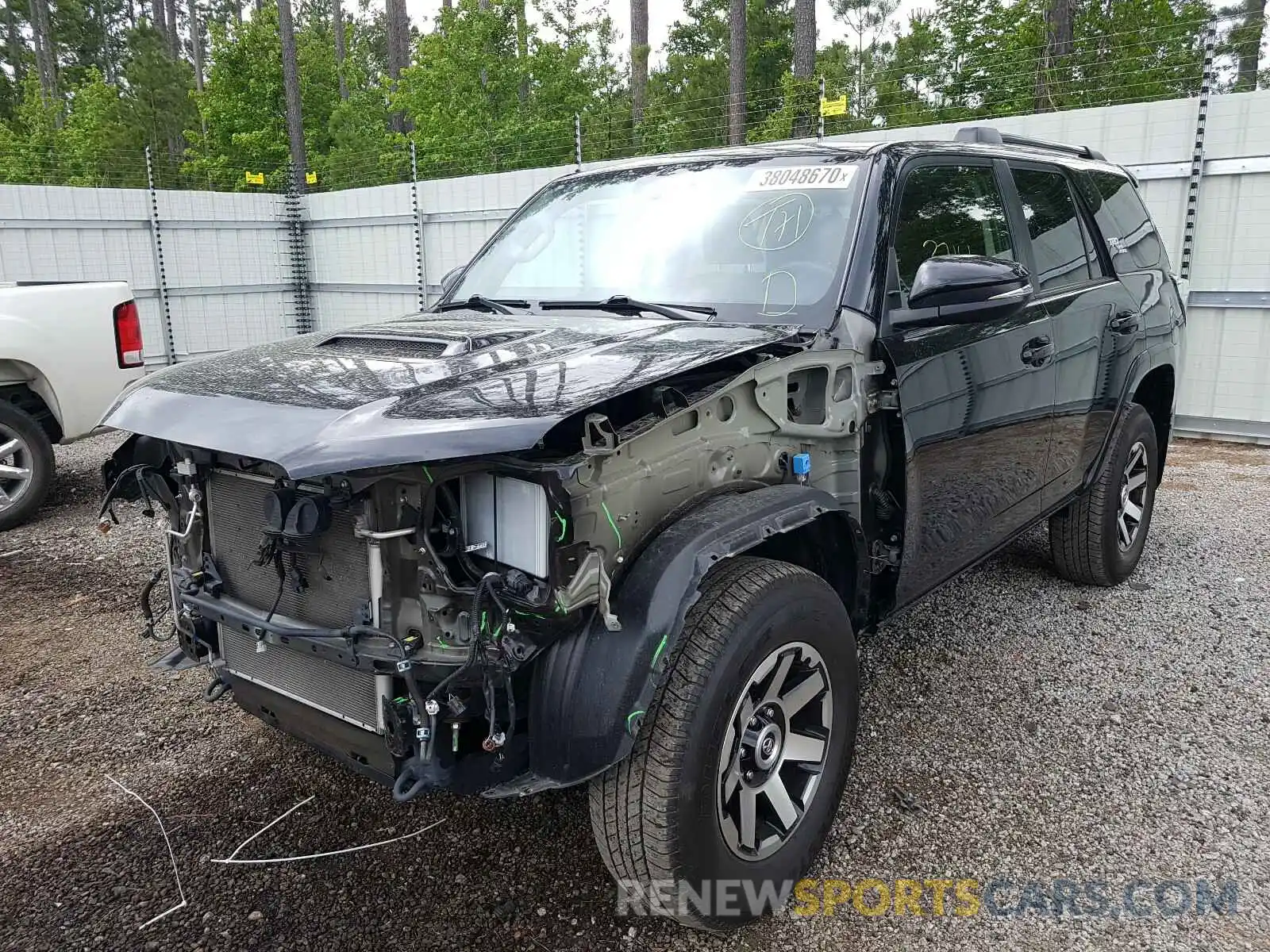 2 Photograph of a damaged car JTEBU5JR3K5611956 TOYOTA 4RUNNER 2019