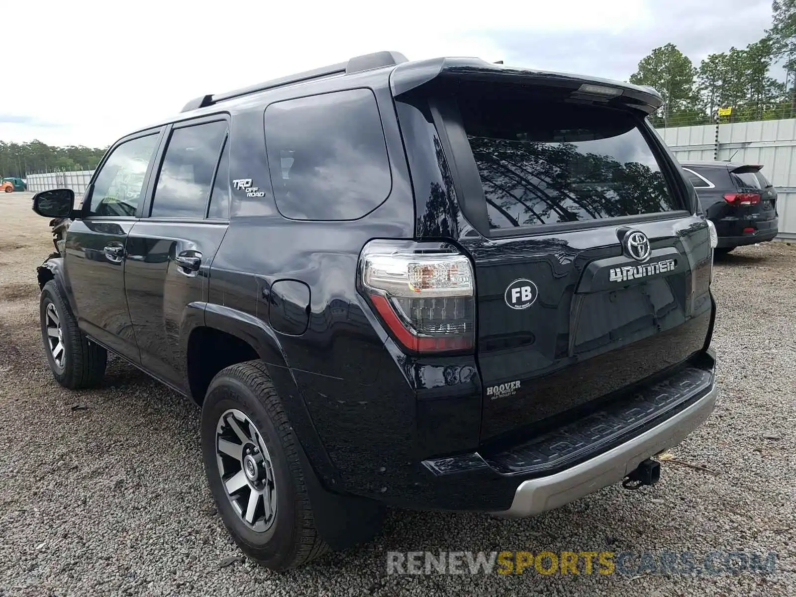 3 Фотография поврежденного автомобиля JTEBU5JR3K5611956 TOYOTA 4RUNNER 2019