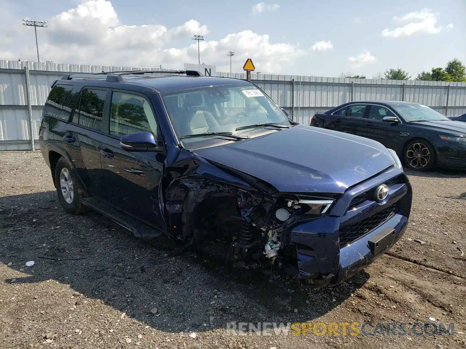 1 Photograph of a damaged car JTEBU5JR3K5614095 TOYOTA 4RUNNER 2019