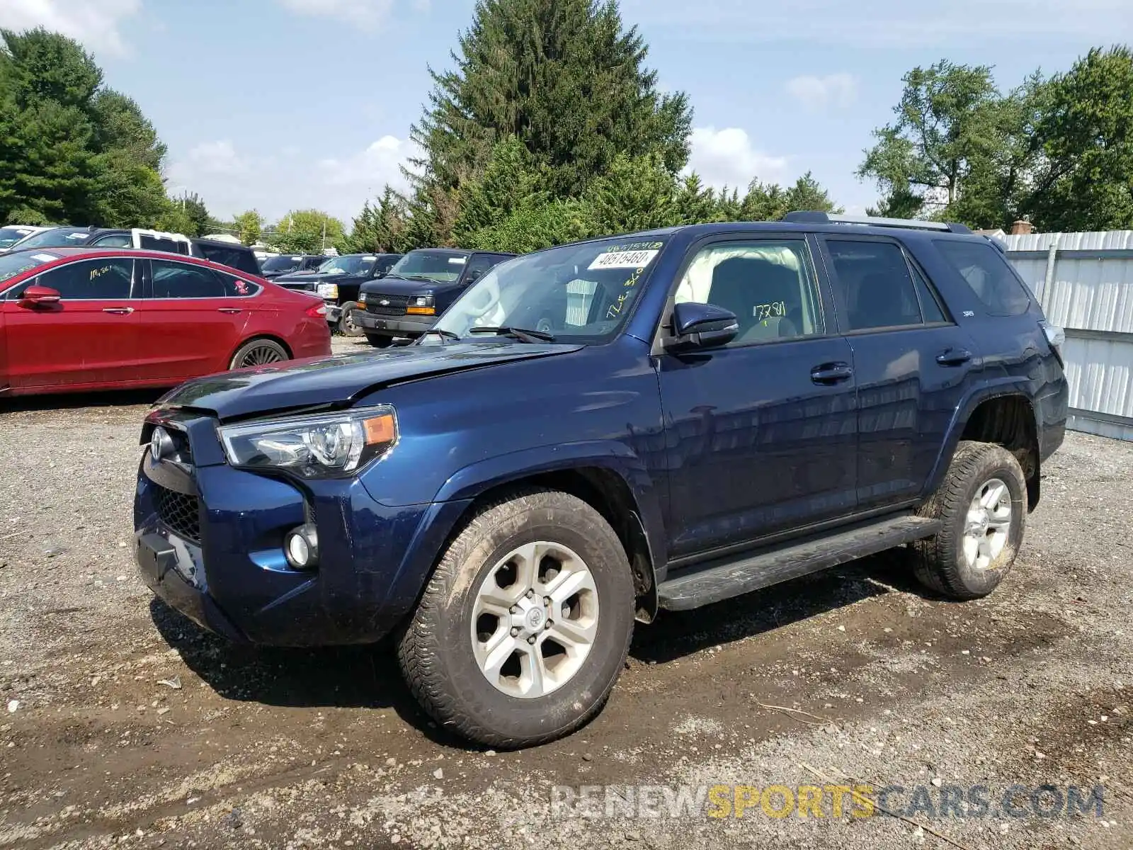 2 Photograph of a damaged car JTEBU5JR3K5614095 TOYOTA 4RUNNER 2019