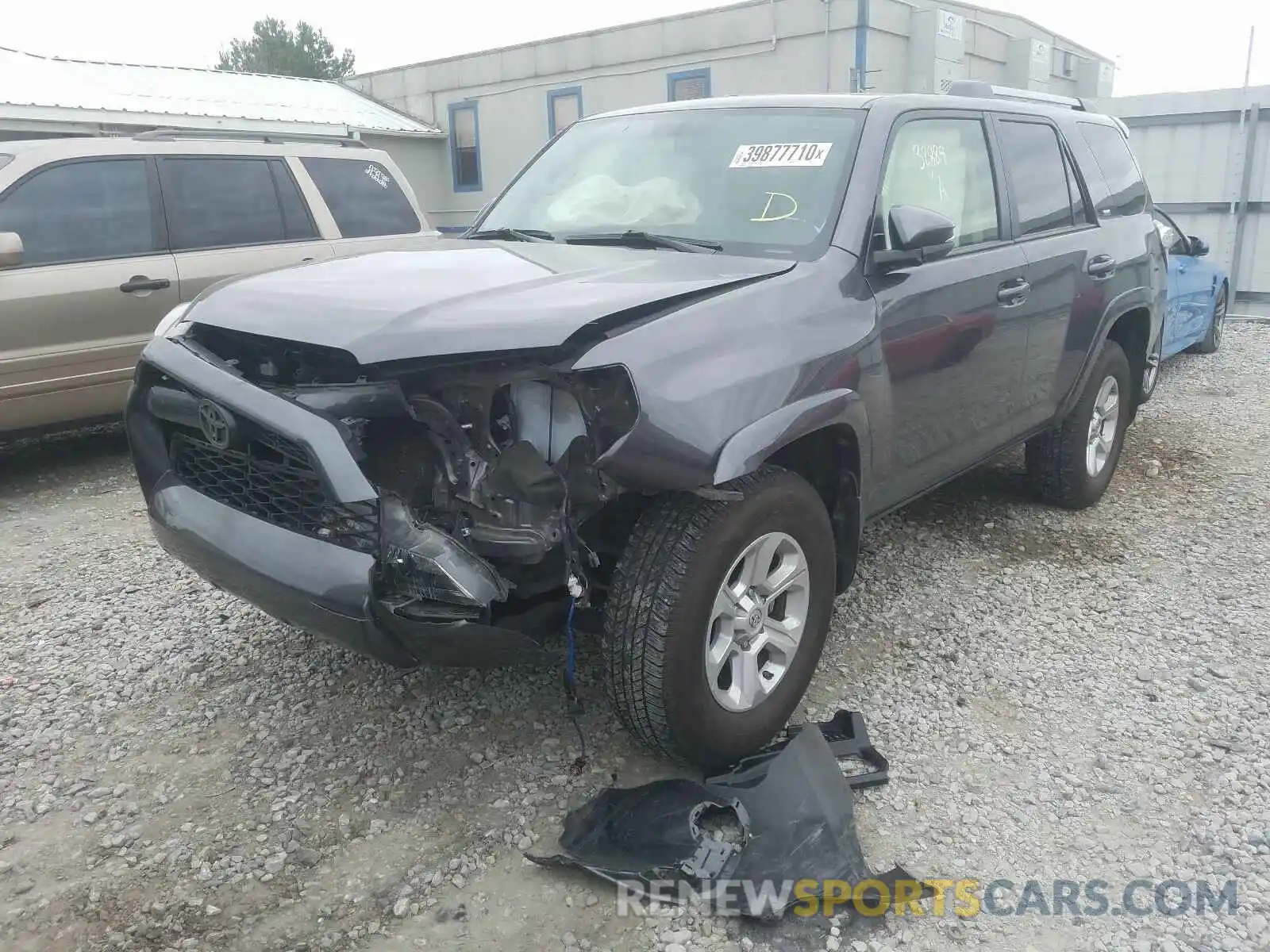 2 Photograph of a damaged car JTEBU5JR3K5615022 TOYOTA 4RUNNER 2019