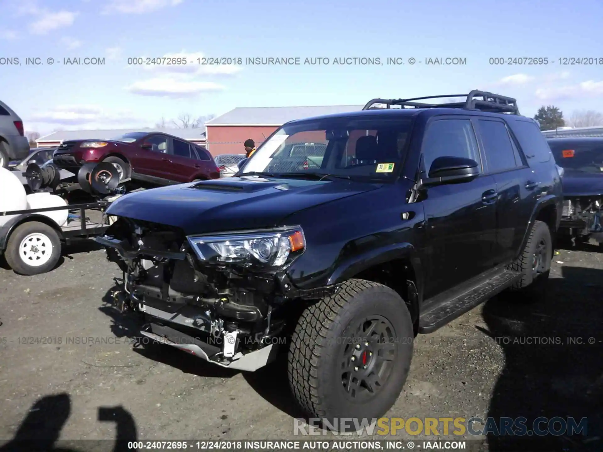 2 Фотография поврежденного автомобиля JTEBU5JR3K5615179 TOYOTA 4RUNNER 2019