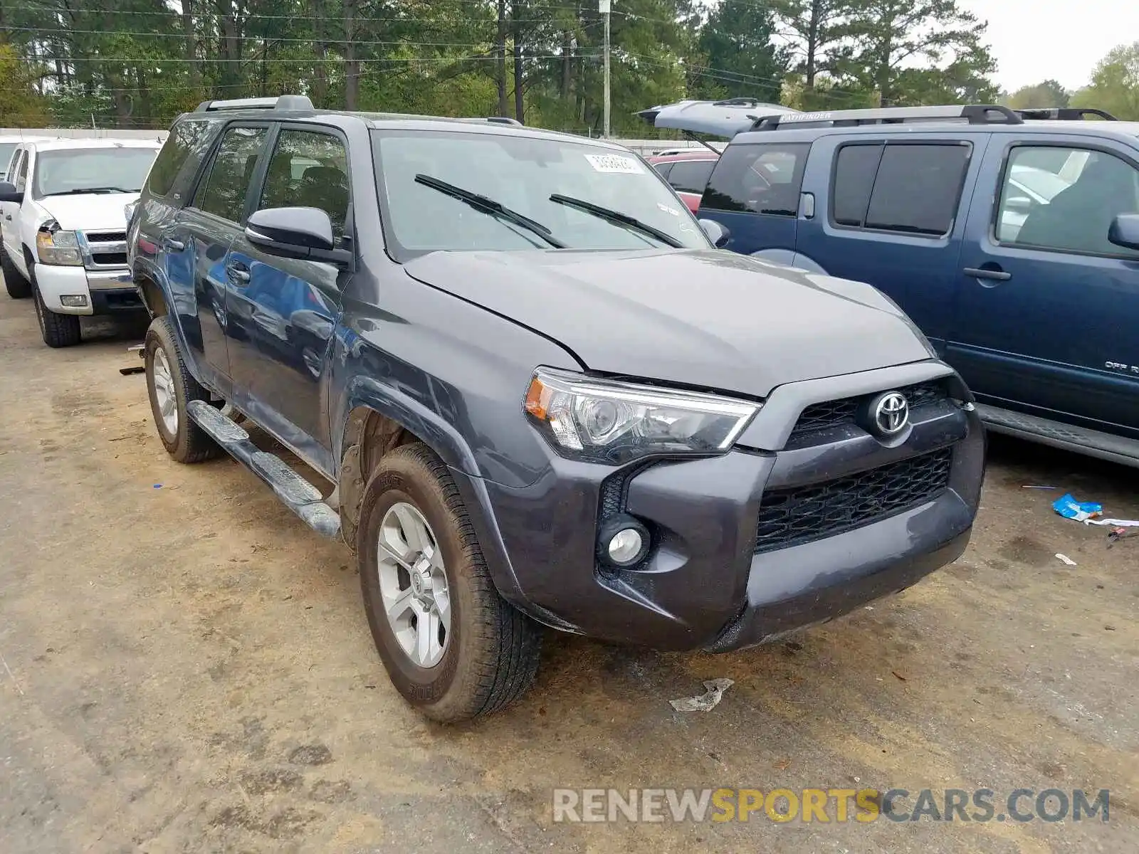 1 Photograph of a damaged car JTEBU5JR3K5617434 TOYOTA 4RUNNER 2019