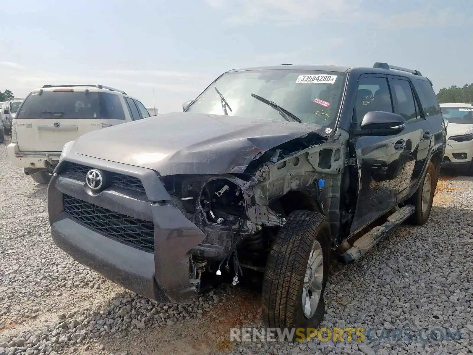 2 Photograph of a damaged car JTEBU5JR3K5617434 TOYOTA 4RUNNER 2019