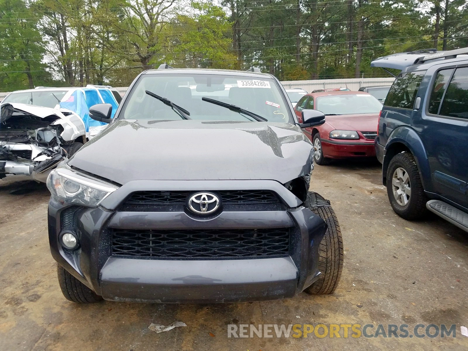 9 Photograph of a damaged car JTEBU5JR3K5617434 TOYOTA 4RUNNER 2019