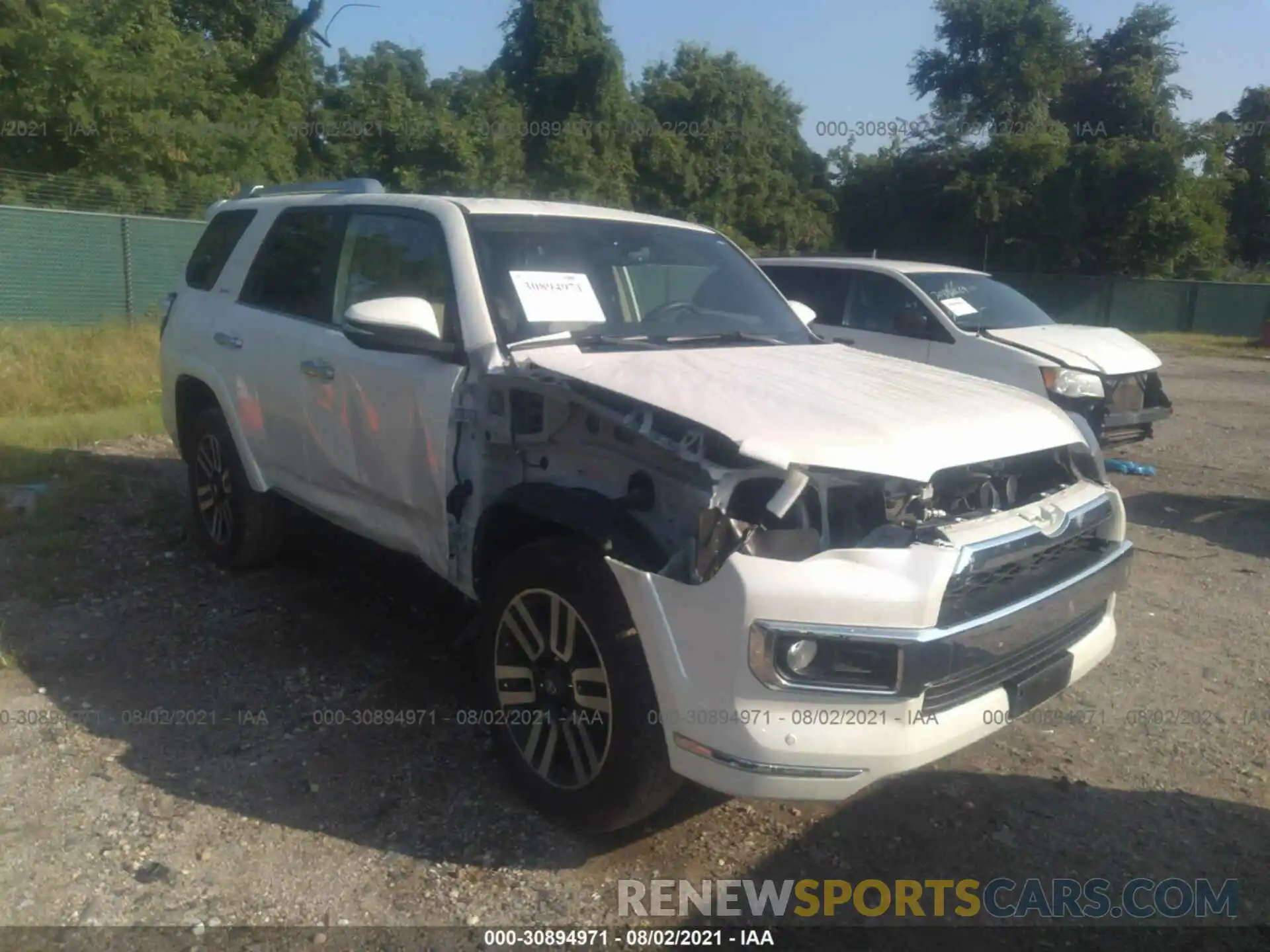 1 Photograph of a damaged car JTEBU5JR3K5621127 TOYOTA 4RUNNER 2019