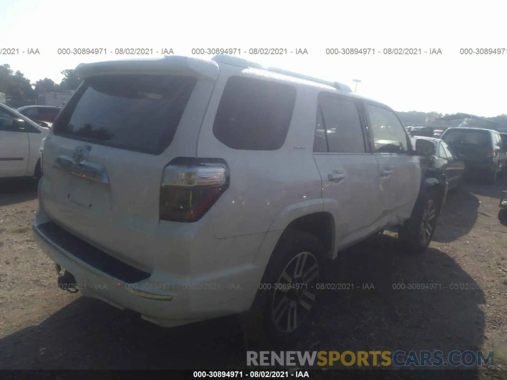 4 Photograph of a damaged car JTEBU5JR3K5621127 TOYOTA 4RUNNER 2019