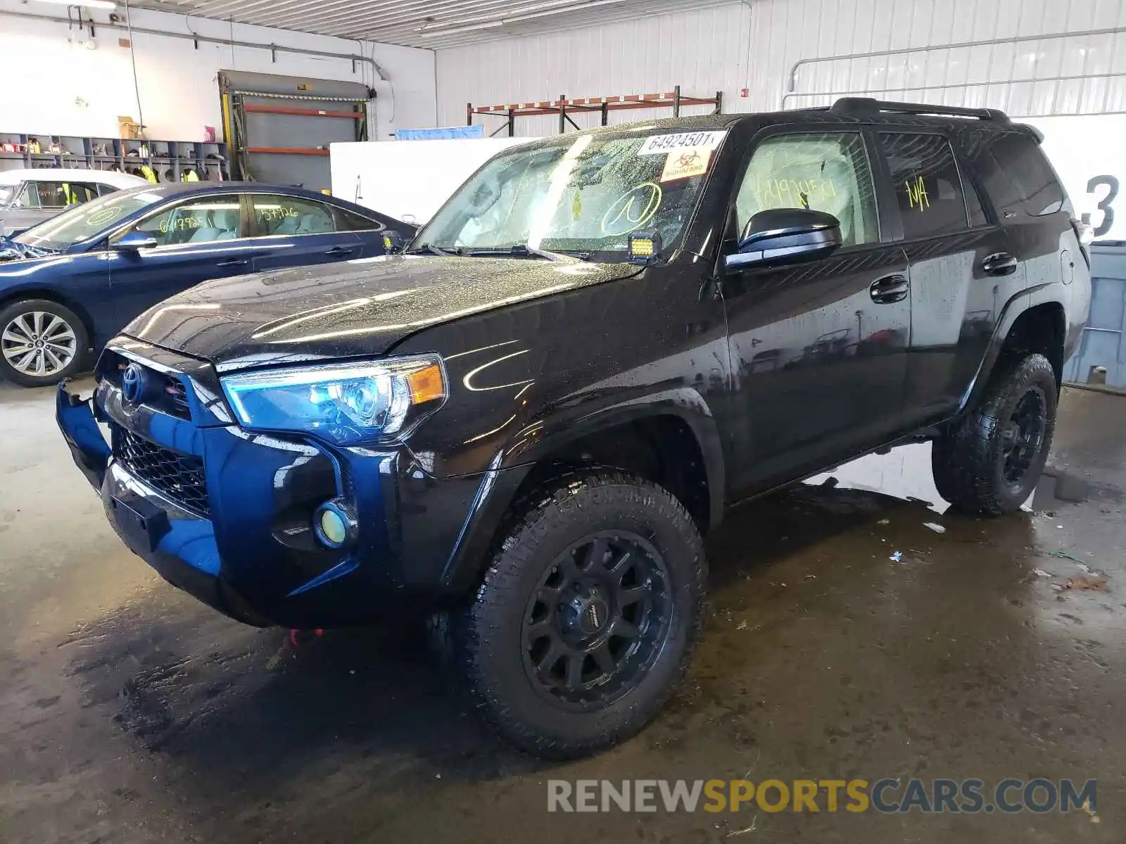 2 Photograph of a damaged car JTEBU5JR3K5621662 TOYOTA 4RUNNER 2019