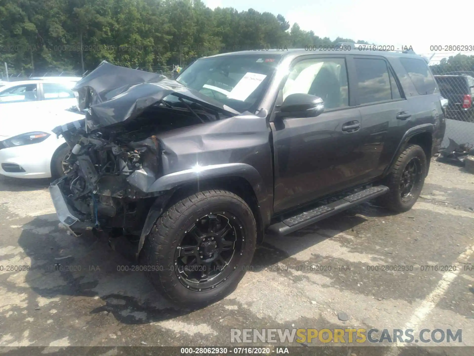 2 Photograph of a damaged car JTEBU5JR3K5623685 TOYOTA 4RUNNER 2019