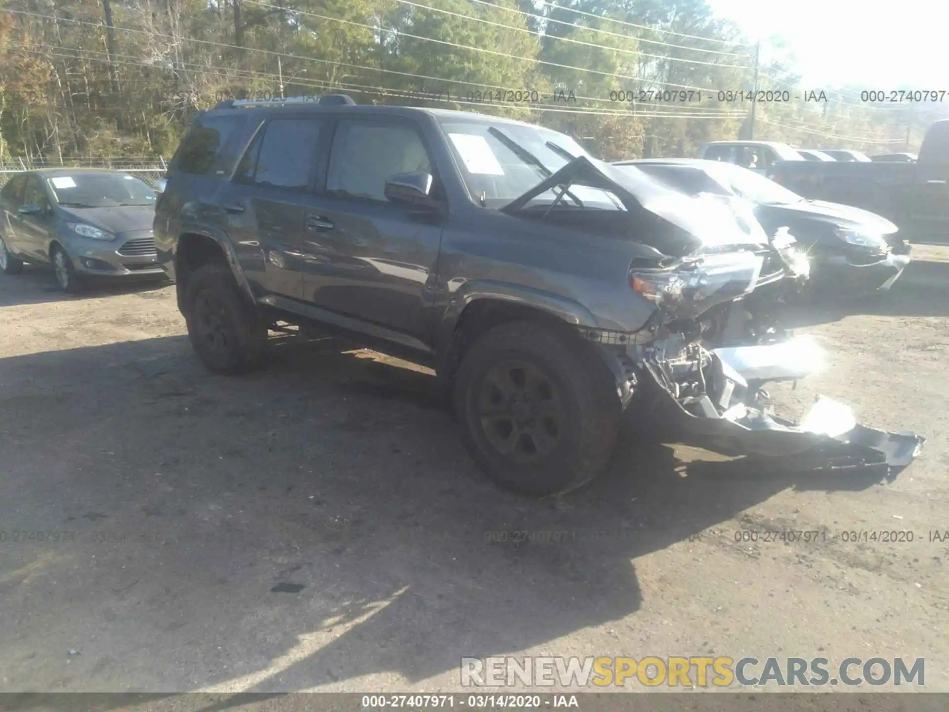 1 Photograph of a damaged car JTEBU5JR3K5624044 TOYOTA 4RUNNER 2019