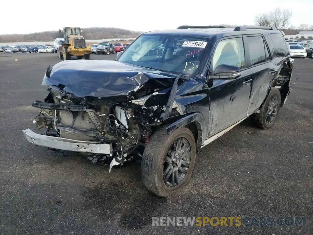 2 Photograph of a damaged car JTEBU5JR3K5625601 TOYOTA 4RUNNER 2019