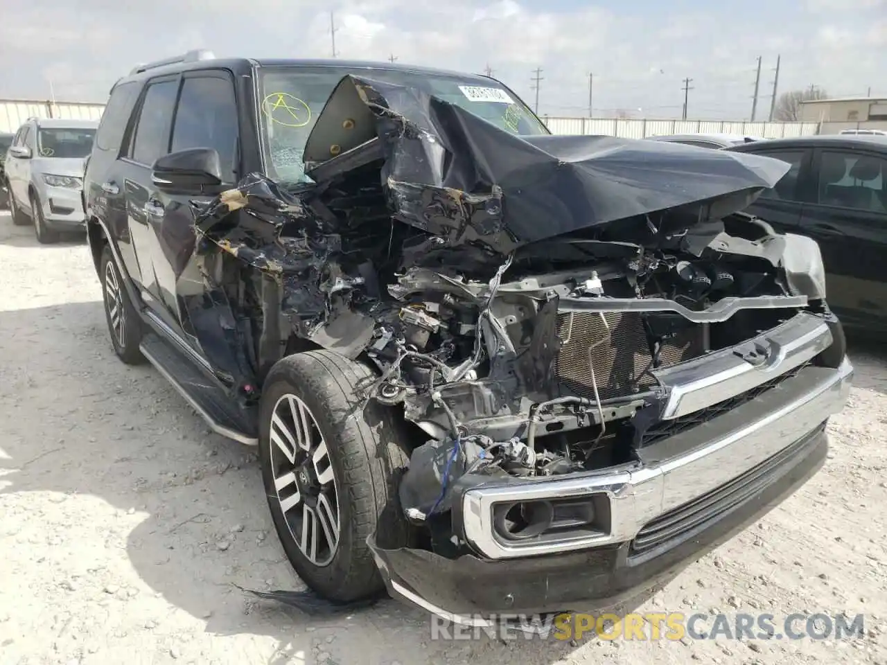 1 Photograph of a damaged car JTEBU5JR3K5627624 TOYOTA 4RUNNER 2019