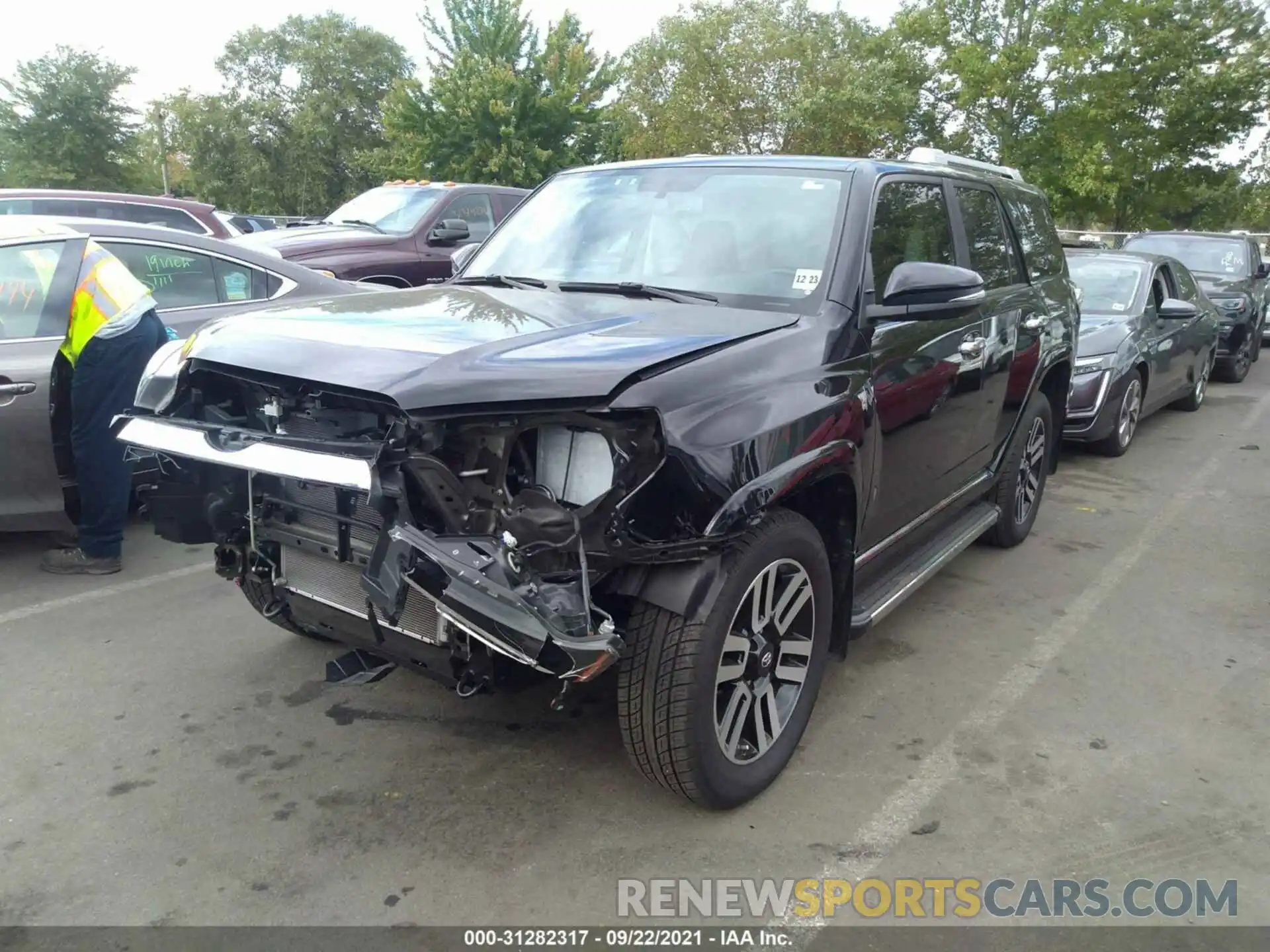 2 Photograph of a damaged car JTEBU5JR3K5629826 TOYOTA 4RUNNER 2019