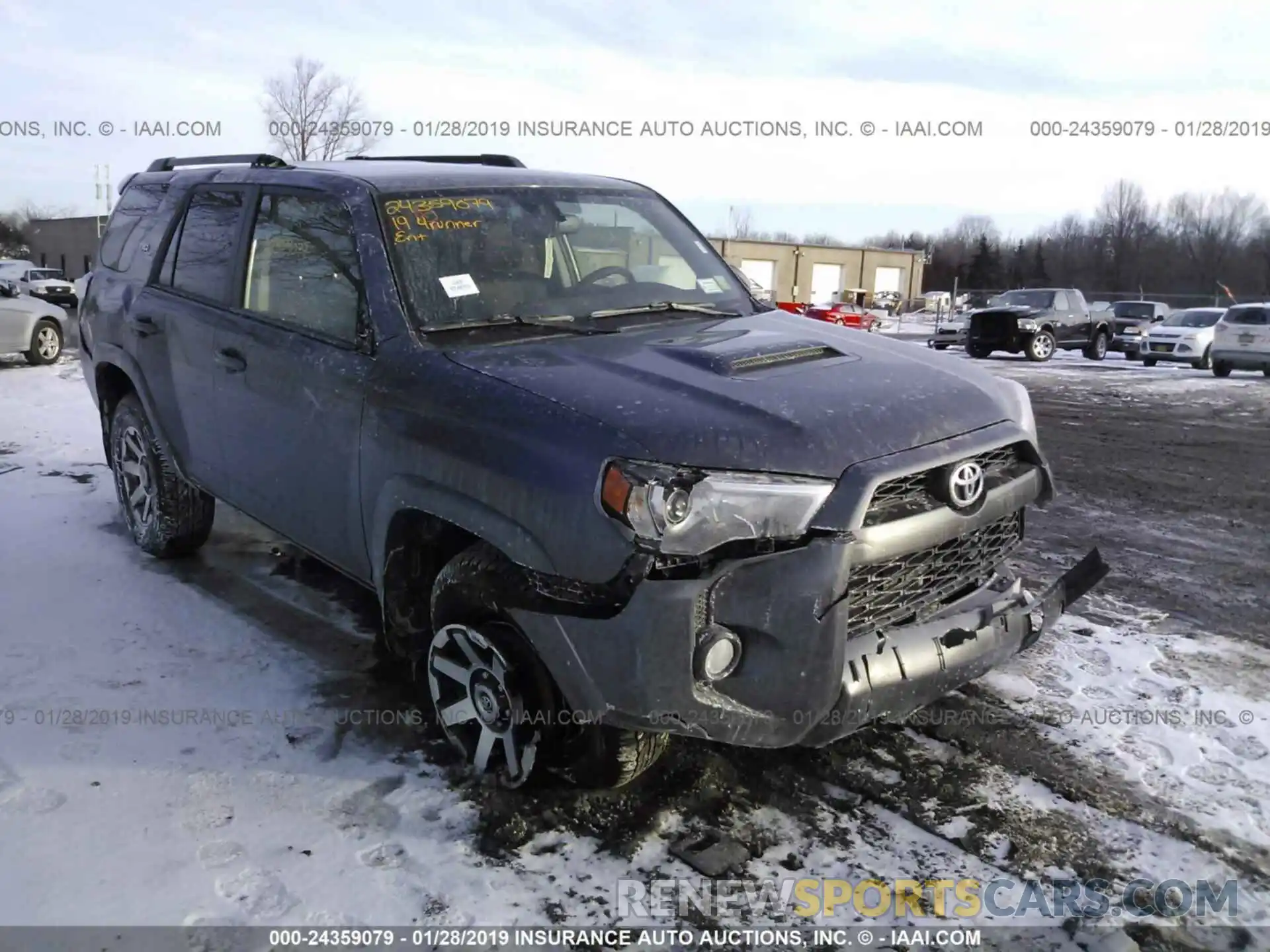 1 Photograph of a damaged car JTEBU5JR3K5629860 TOYOTA 4RUNNER 2019