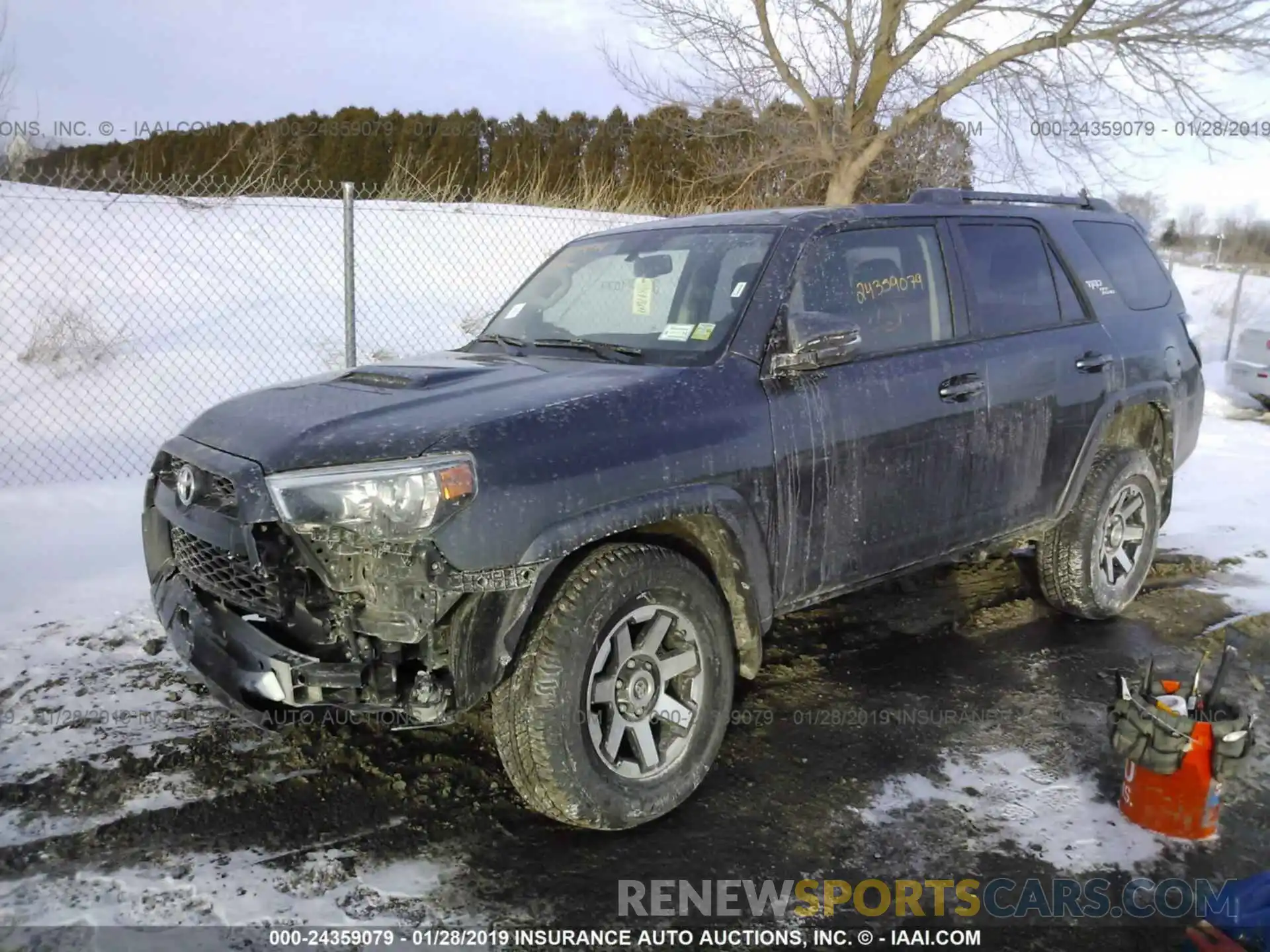 2 Photograph of a damaged car JTEBU5JR3K5629860 TOYOTA 4RUNNER 2019