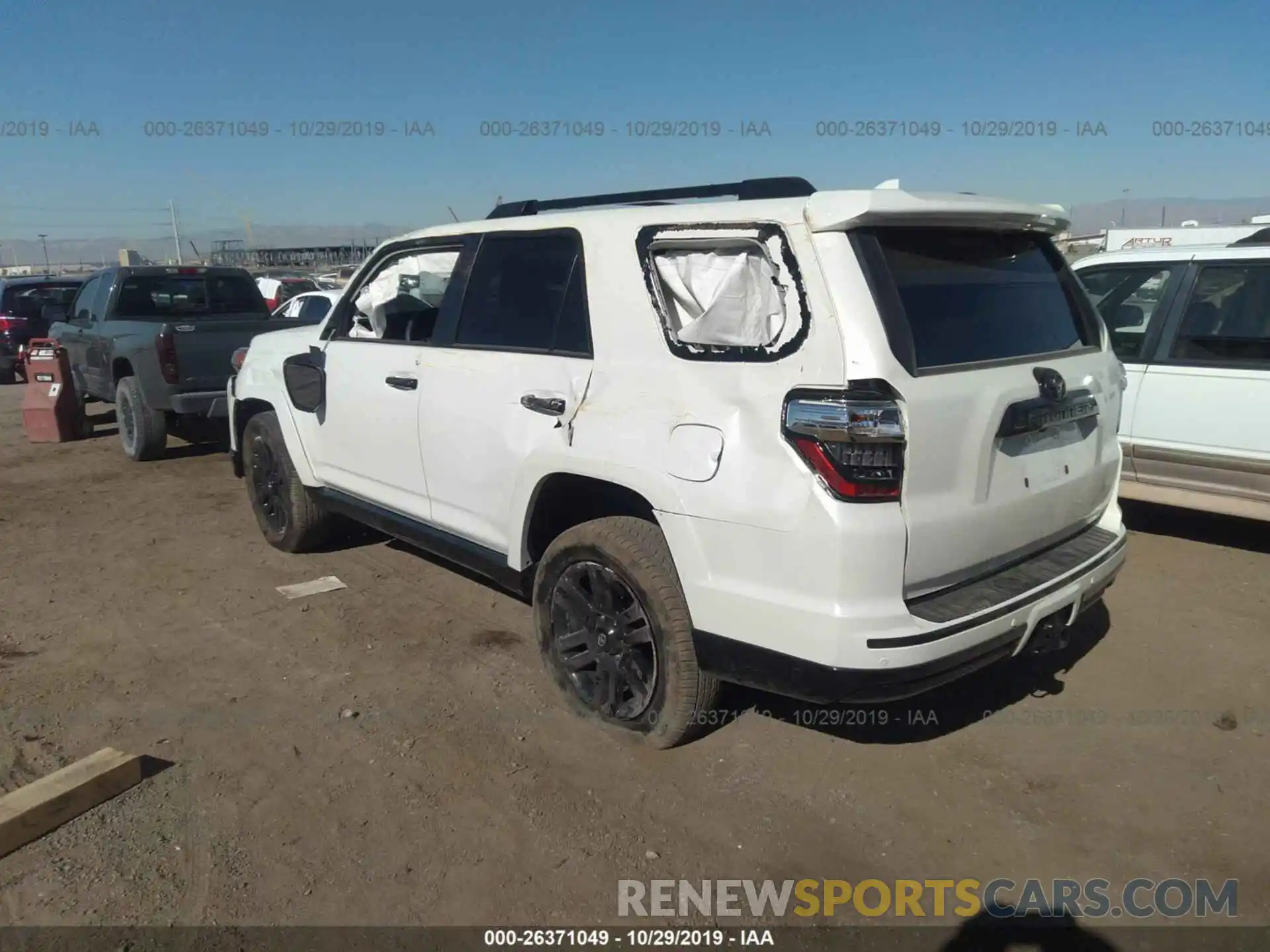 3 Фотография поврежденного автомобиля JTEBU5JR3K5631091 TOYOTA 4RUNNER 2019