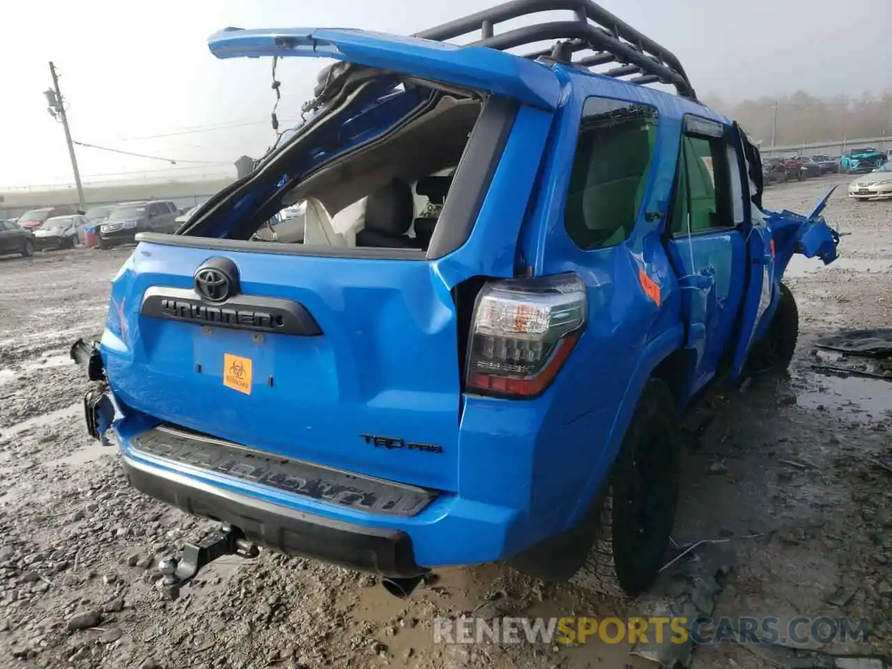 4 Фотография поврежденного автомобиля JTEBU5JR3K5631818 TOYOTA 4RUNNER 2019