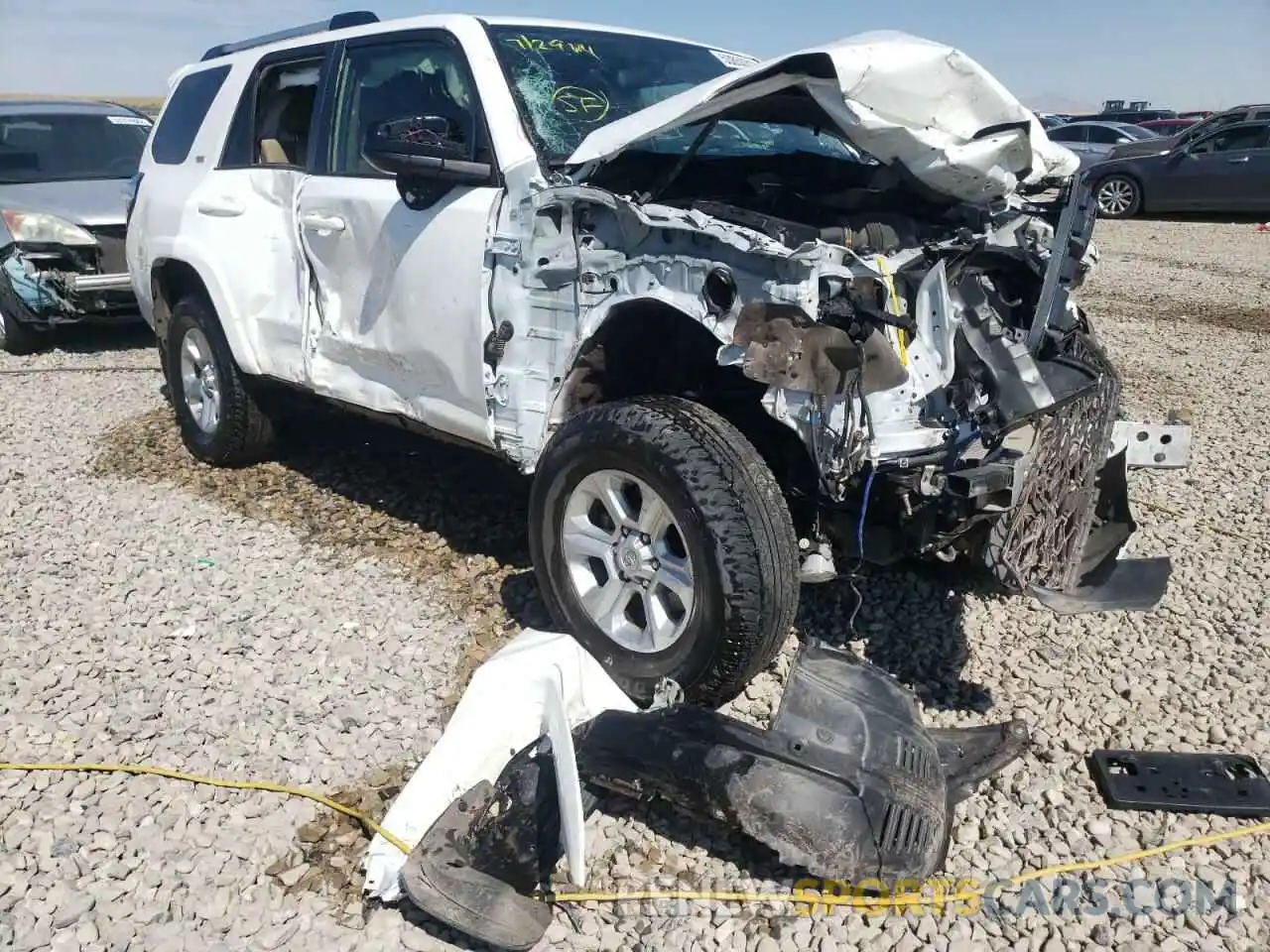 2 Photograph of a damaged car JTEBU5JR3K5635187 TOYOTA 4RUNNER 2019