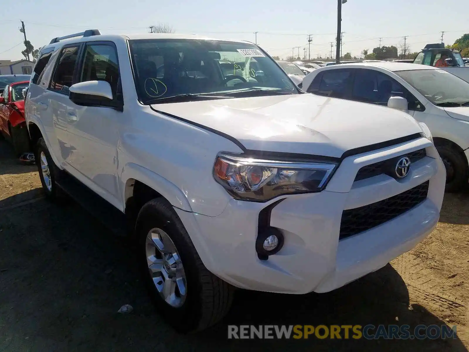 1 Photograph of a damaged car JTEBU5JR3K5635626 TOYOTA 4RUNNER 2019