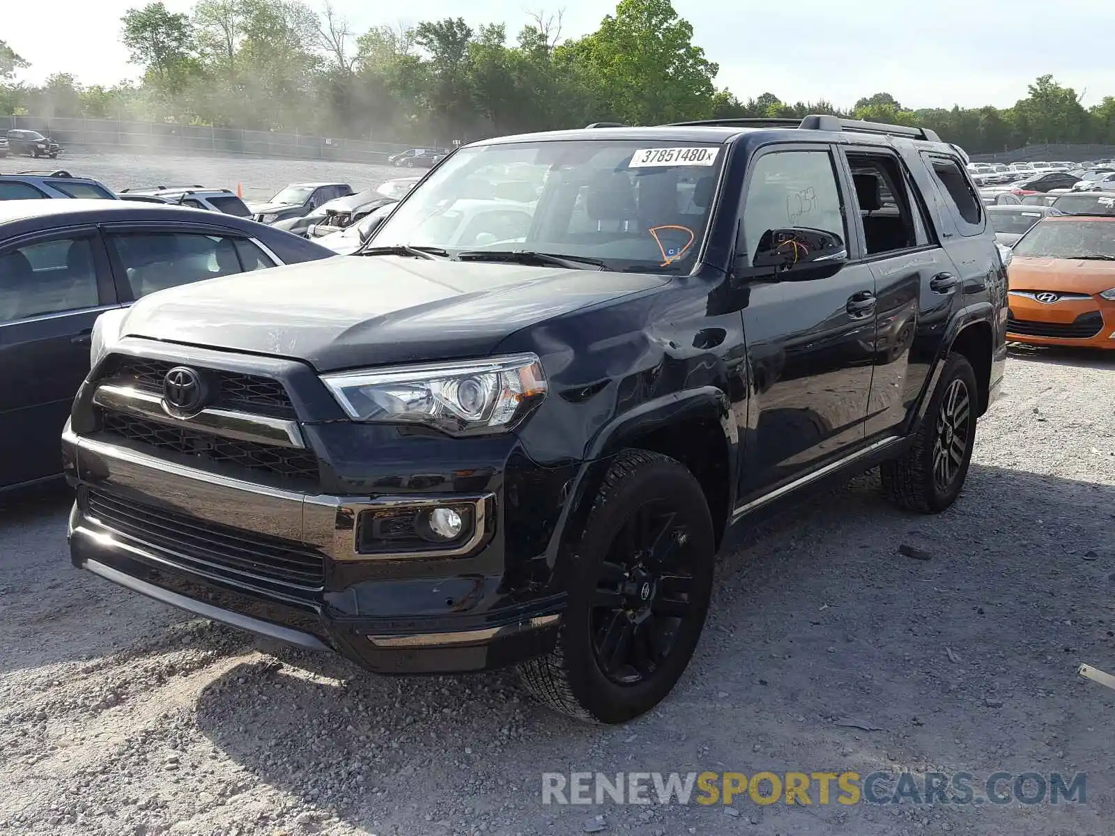 2 Photograph of a damaged car JTEBU5JR3K5640051 TOYOTA 4RUNNER 2019