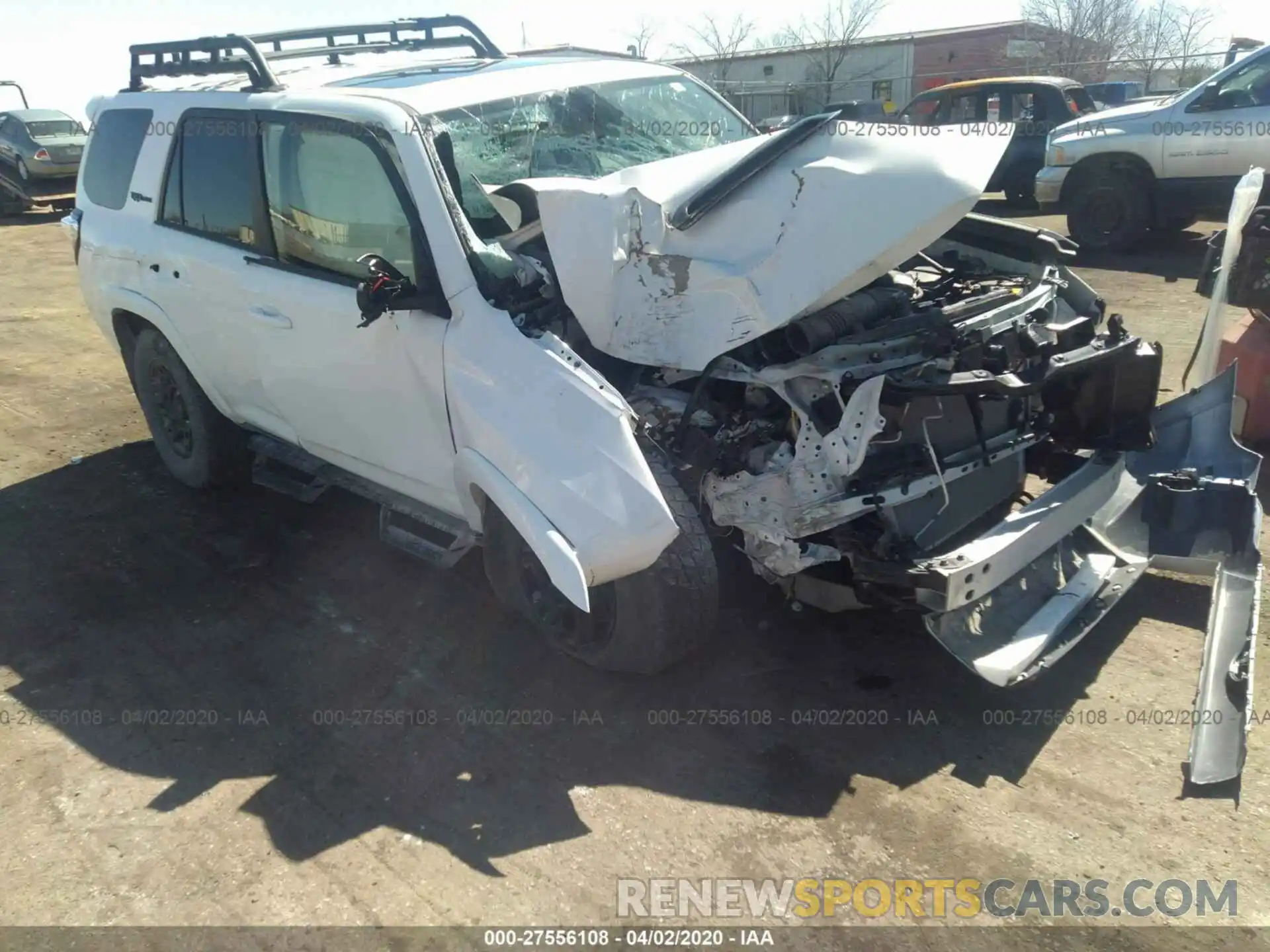 1 Photograph of a damaged car JTEBU5JR3K5641331 TOYOTA 4RUNNER 2019