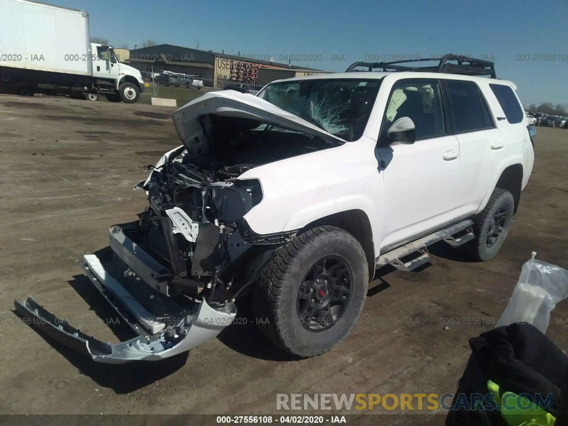 2 Photograph of a damaged car JTEBU5JR3K5641331 TOYOTA 4RUNNER 2019