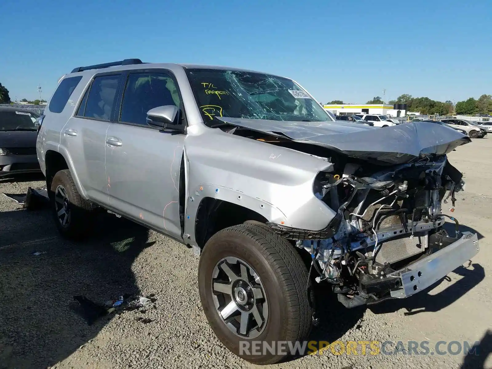 1 Photograph of a damaged car JTEBU5JR3K5641538 TOYOTA 4RUNNER 2019