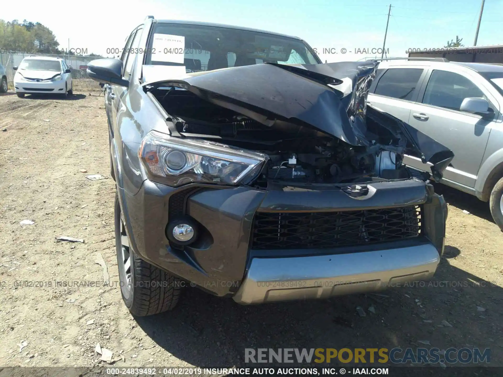 6 Photograph of a damaged car JTEBU5JR3K5642902 TOYOTA 4RUNNER 2019