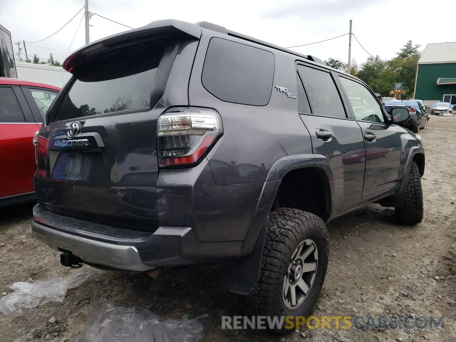 4 Фотография поврежденного автомобиля JTEBU5JR3K5646657 TOYOTA 4RUNNER 2019