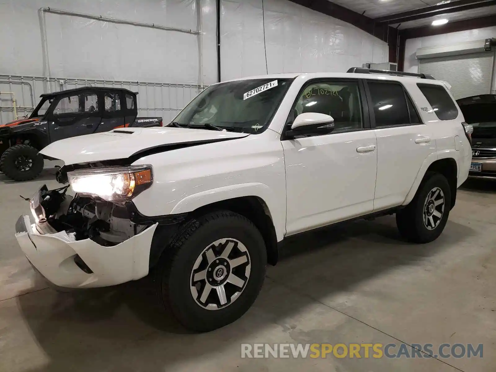 2 Photograph of a damaged car JTEBU5JR3K5649073 TOYOTA 4RUNNER 2019