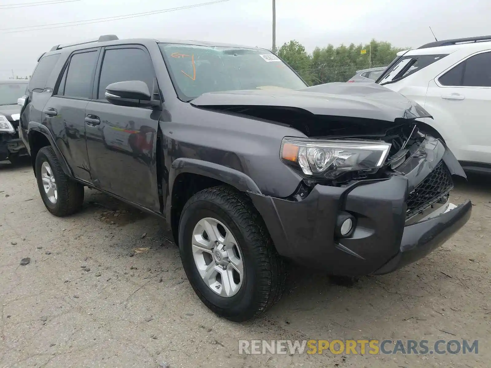 1 Photograph of a damaged car JTEBU5JR3K5649879 TOYOTA 4RUNNER 2019