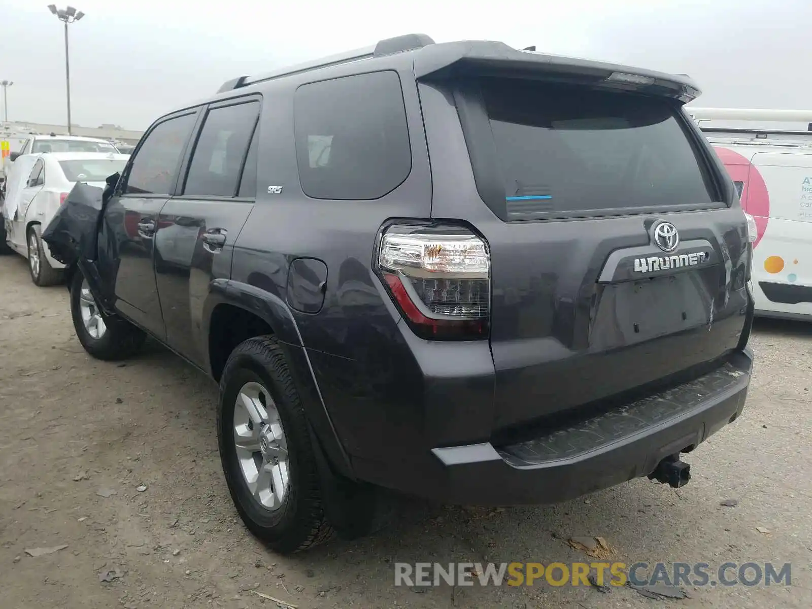 3 Фотография поврежденного автомобиля JTEBU5JR3K5649879 TOYOTA 4RUNNER 2019