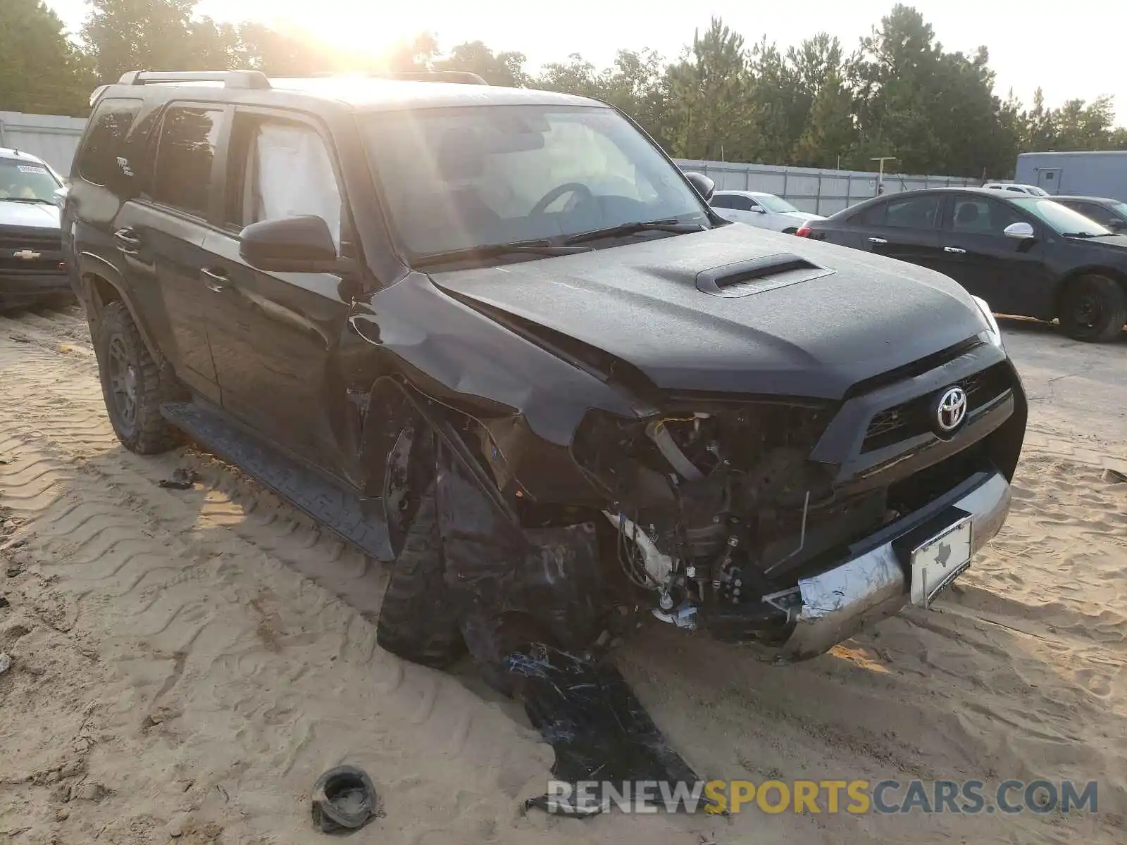 1 Photograph of a damaged car JTEBU5JR3K5651325 TOYOTA 4RUNNER 2019