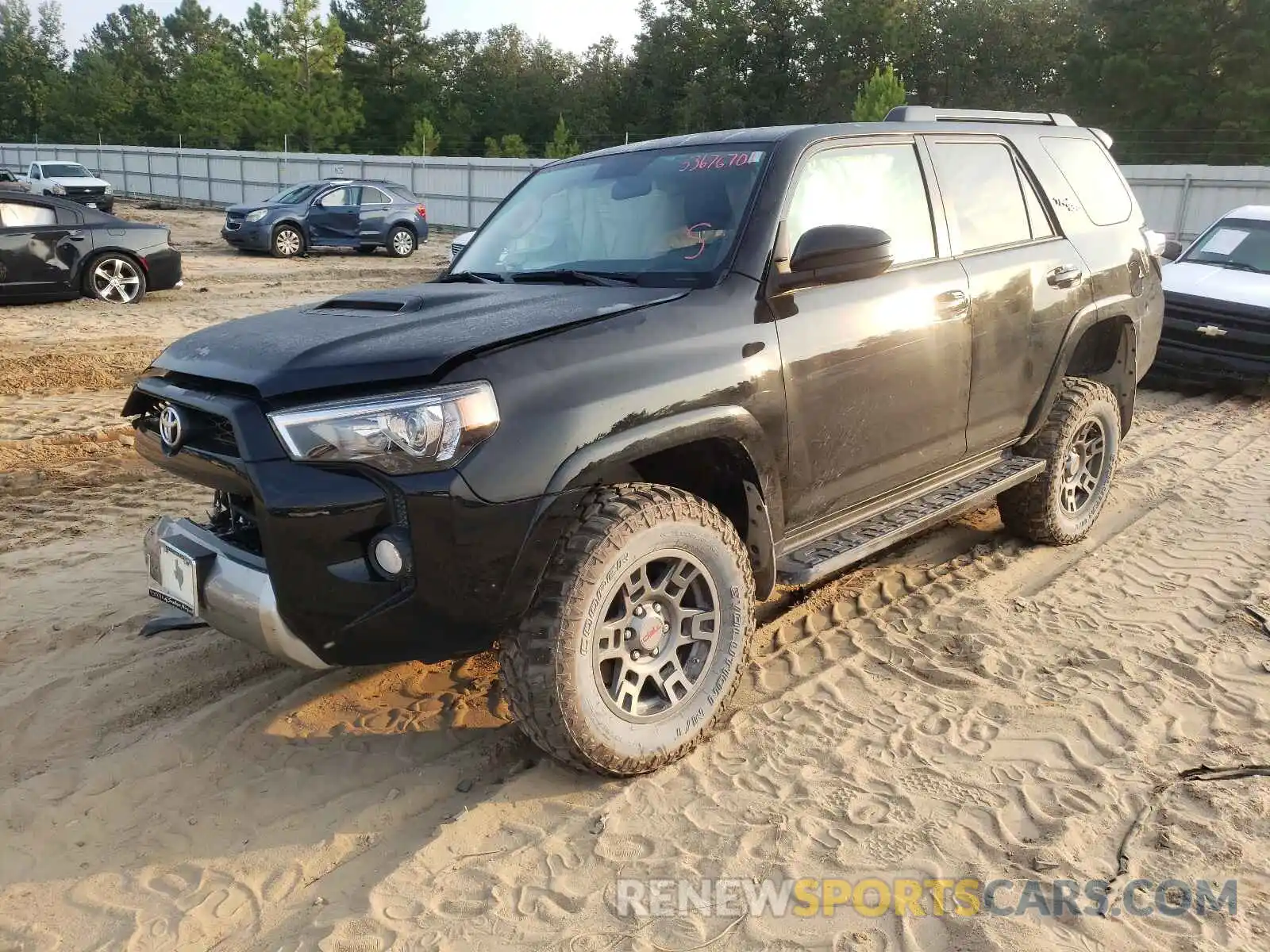 2 Photograph of a damaged car JTEBU5JR3K5651325 TOYOTA 4RUNNER 2019