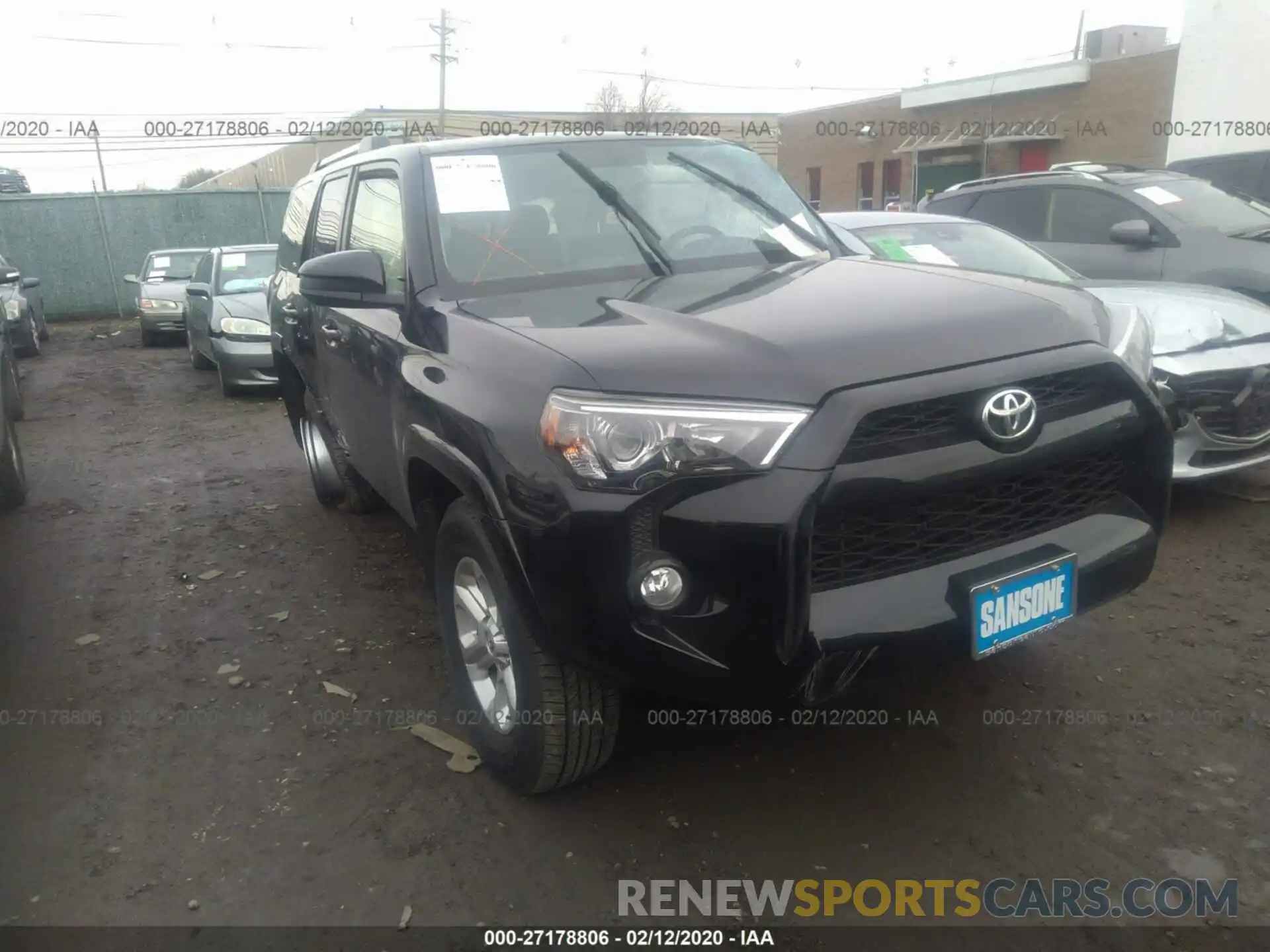 1 Фотография поврежденного автомобиля JTEBU5JR3K5652006 TOYOTA 4RUNNER 2019