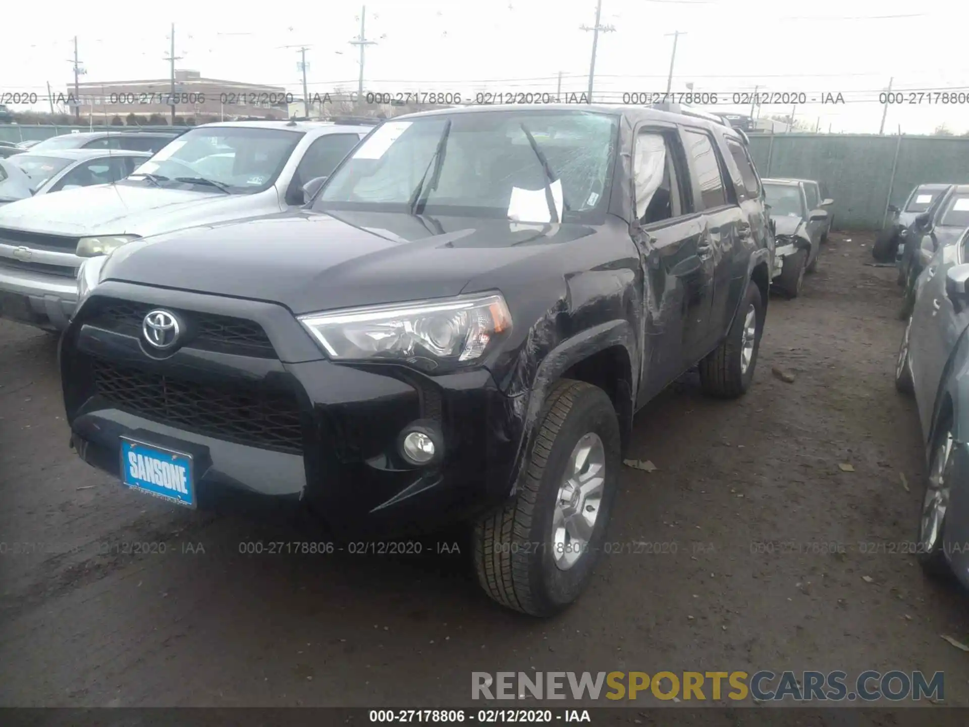 2 Фотография поврежденного автомобиля JTEBU5JR3K5652006 TOYOTA 4RUNNER 2019