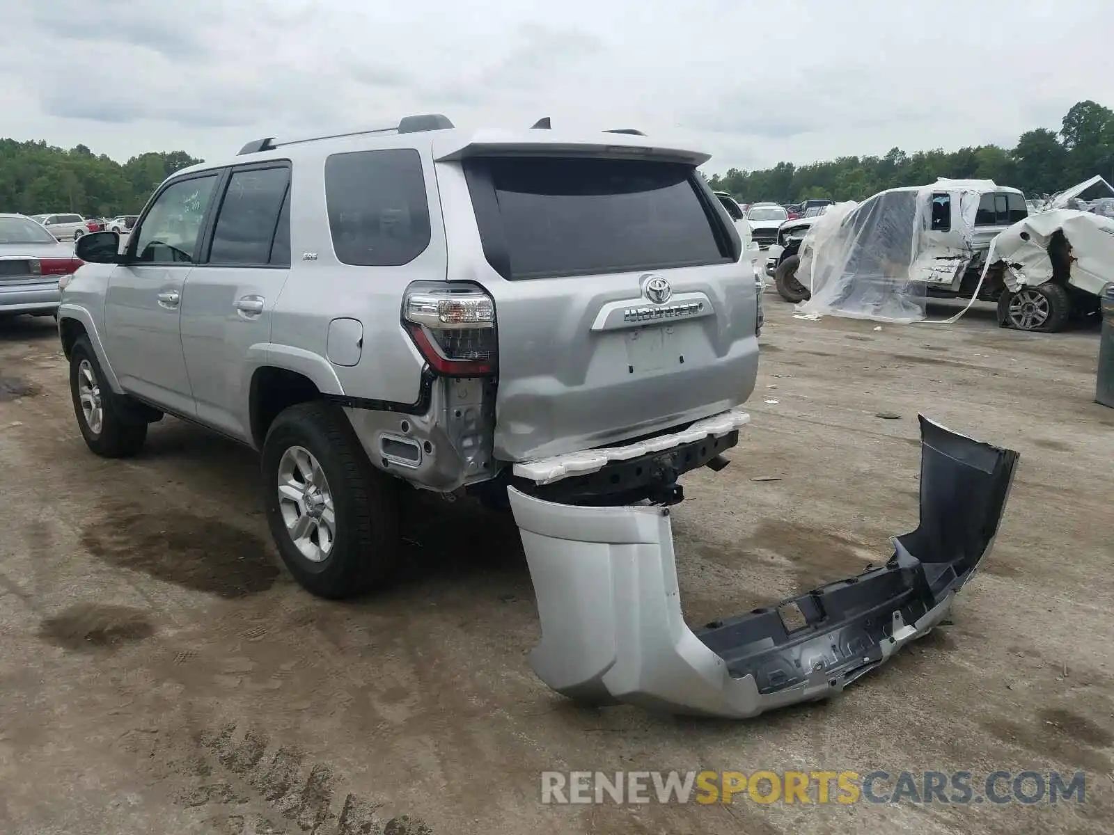 3 Photograph of a damaged car JTEBU5JR3K5653981 TOYOTA 4RUNNER 2019