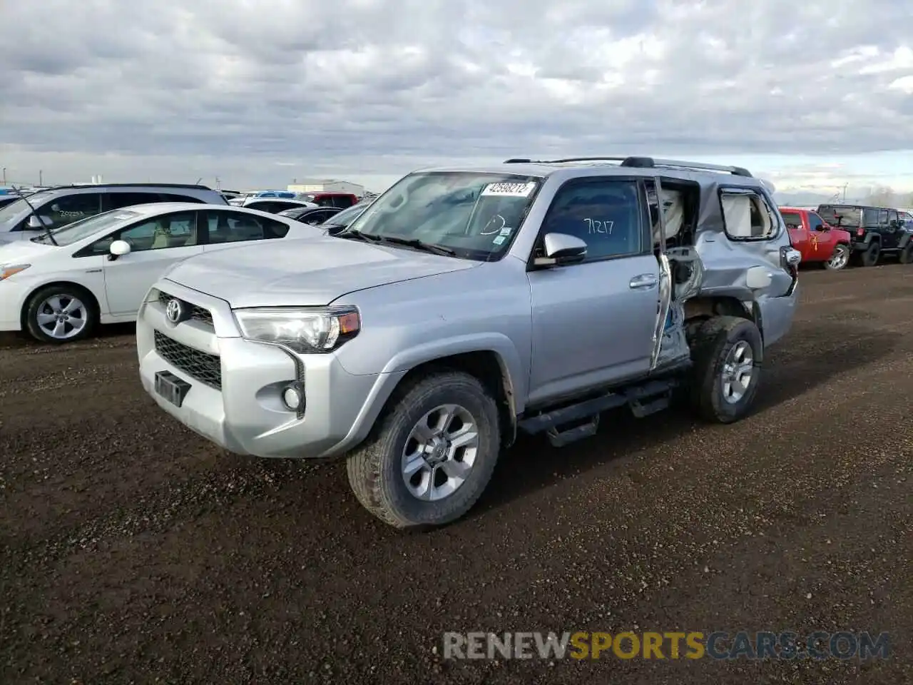 2 Фотография поврежденного автомобиля JTEBU5JR3K5657142 TOYOTA 4RUNNER 2019