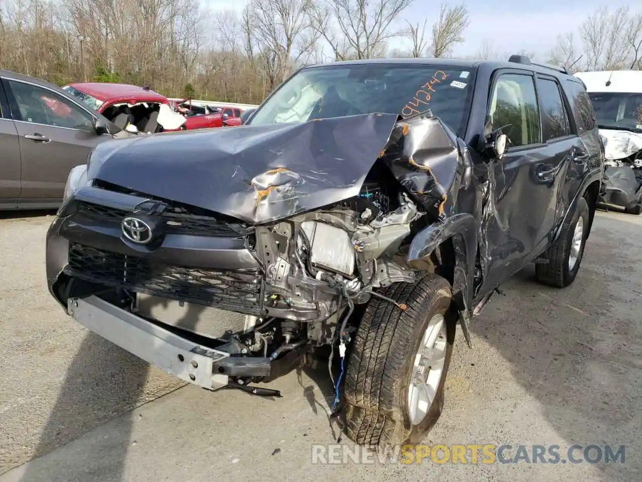 9 Photograph of a damaged car JTEBU5JR3K5657657 TOYOTA 4RUNNER 2019