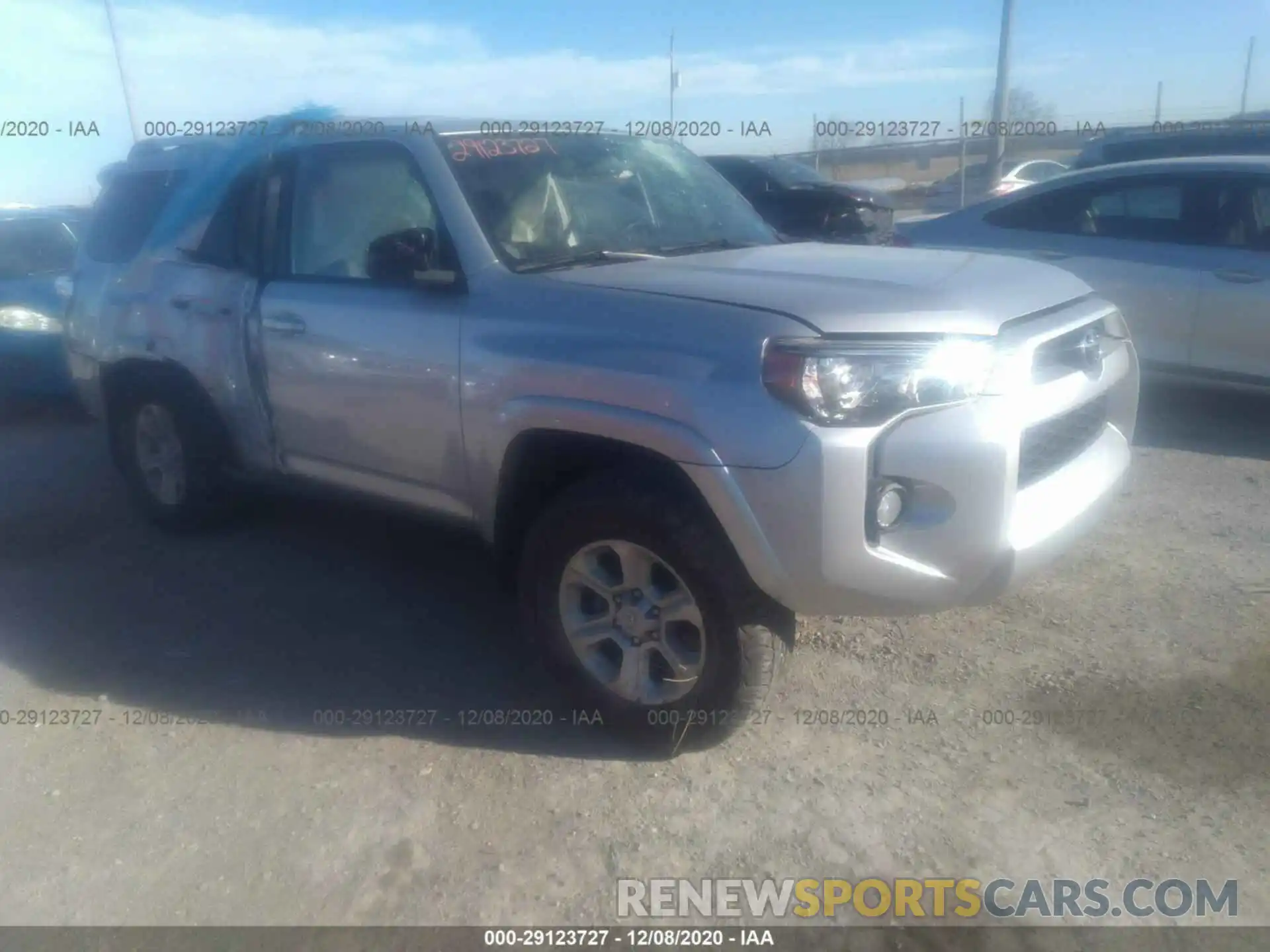 1 Photograph of a damaged car JTEBU5JR3K5659313 TOYOTA 4RUNNER 2019