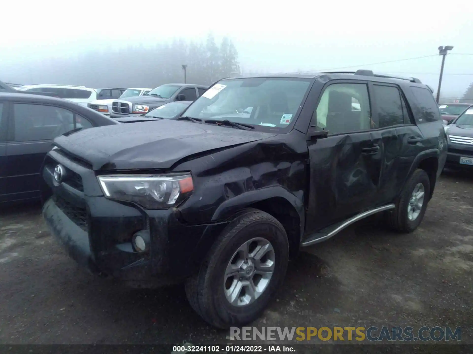 2 Photograph of a damaged car JTEBU5JR3K5659425 TOYOTA 4RUNNER 2019