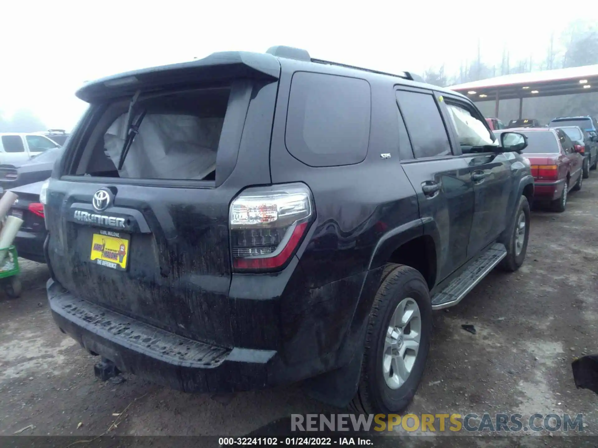 4 Фотография поврежденного автомобиля JTEBU5JR3K5659425 TOYOTA 4RUNNER 2019