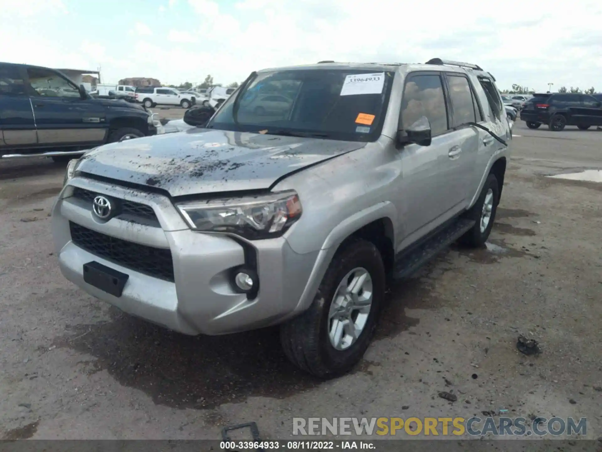 2 Photograph of a damaged car JTEBU5JR3K5659649 TOYOTA 4RUNNER 2019