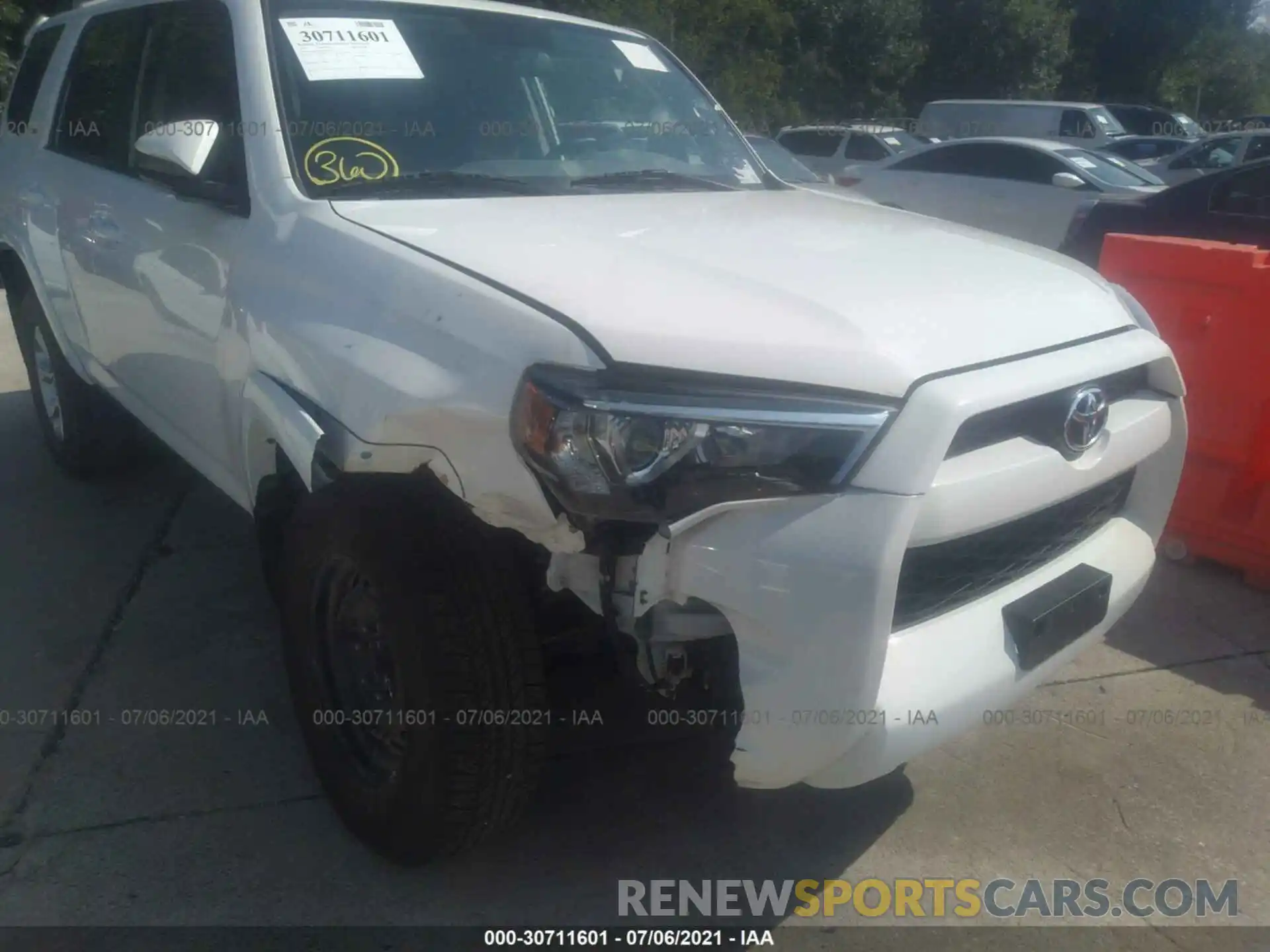 6 Photograph of a damaged car JTEBU5JR3K5663488 TOYOTA 4RUNNER 2019