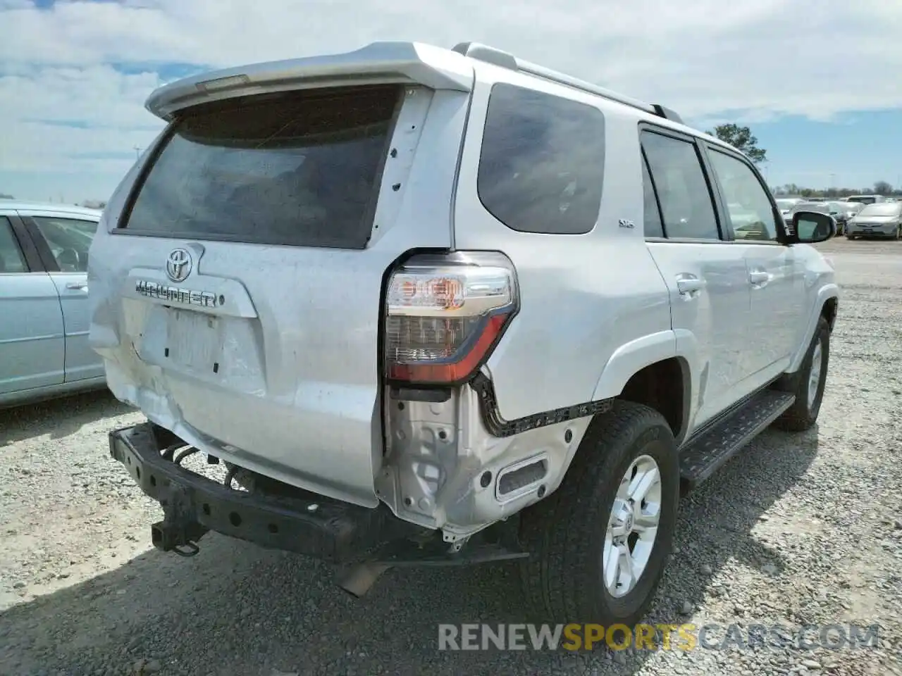 4 Фотография поврежденного автомобиля JTEBU5JR3K5665693 TOYOTA 4RUNNER 2019