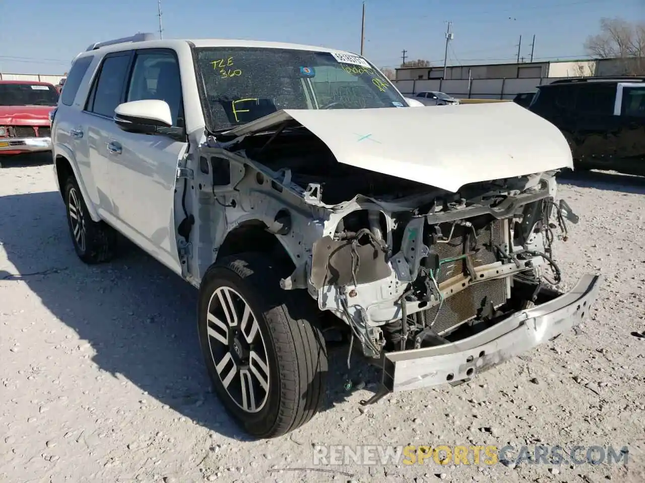 1 Photograph of a damaged car JTEBU5JR3K5666407 TOYOTA 4RUNNER 2019