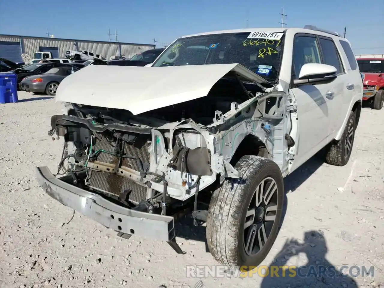 2 Фотография поврежденного автомобиля JTEBU5JR3K5666407 TOYOTA 4RUNNER 2019