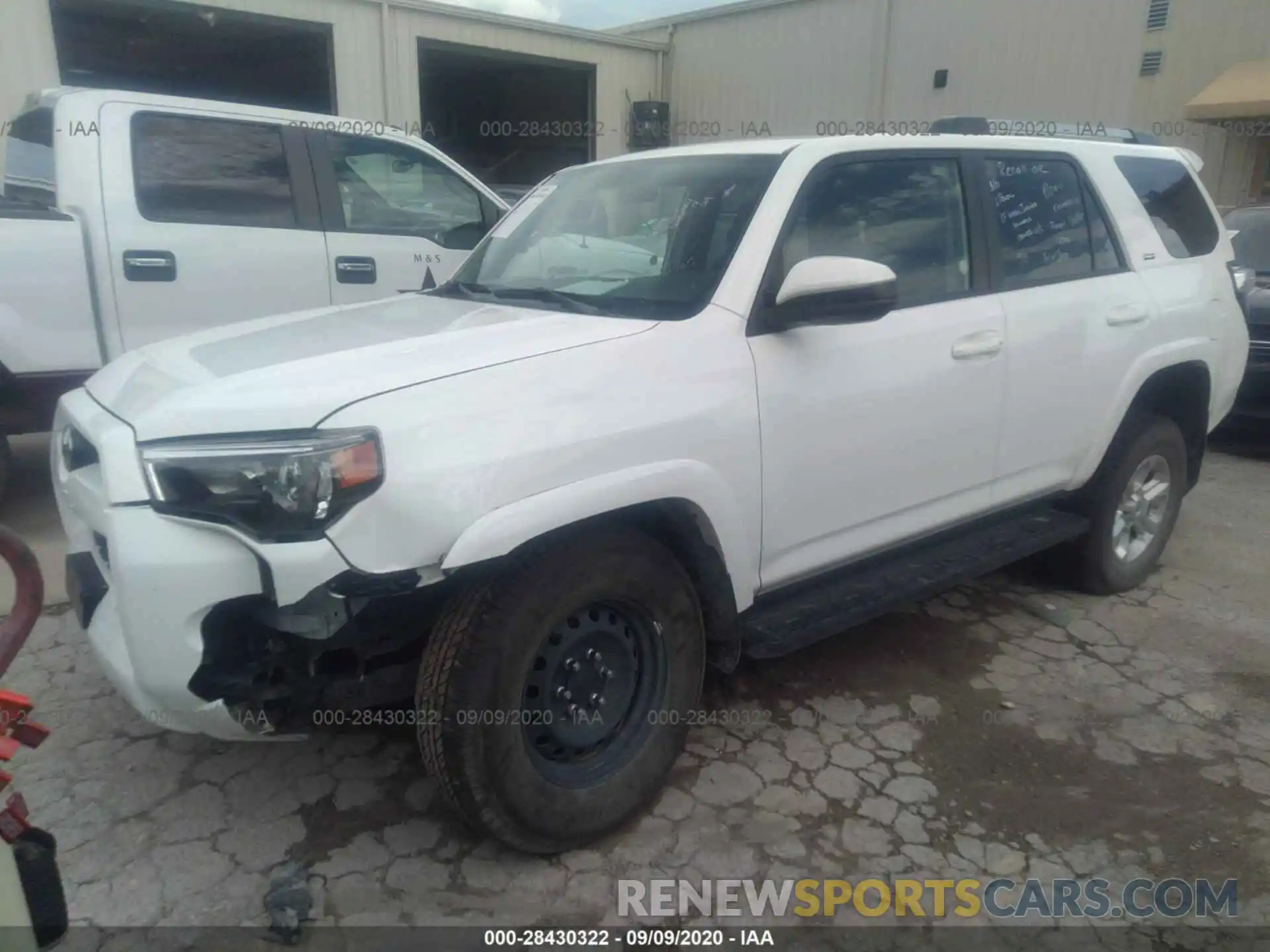 2 Photograph of a damaged car JTEBU5JR3K5670330 TOYOTA 4RUNNER 2019