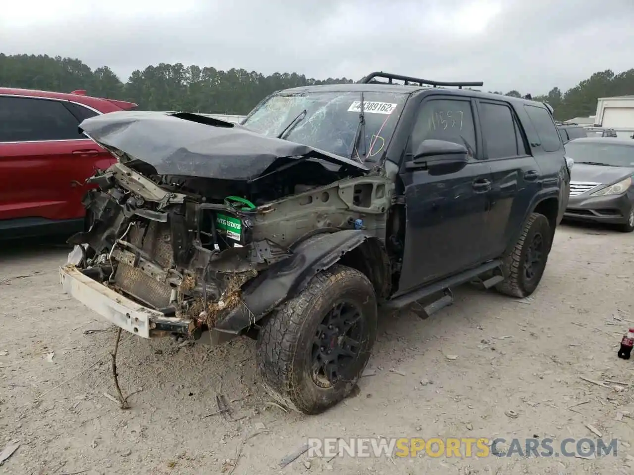 2 Photograph of a damaged car JTEBU5JR3K5670845 TOYOTA 4RUNNER 2019